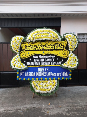 Papan Bunga Duka di Cakranegara
